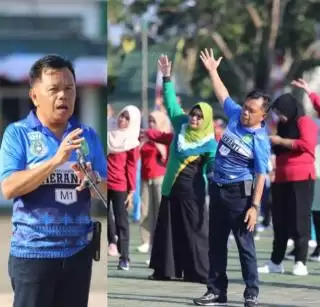 Hari Krida Diluncurkan, (Plt) Bupati  Meranti Senam Pagi Tiap Kamis