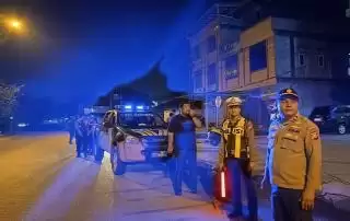 Timgab Polres Bengkalis Gelar Giat 'Blue Light Patrol', Ini Sasaran dan Targetnya