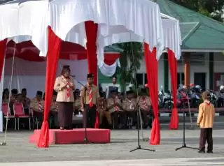 2023, Pemkab Meranti Gelar Upacara HUT ke 62 Pramuka