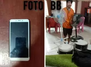 Polsek Dumai Barat Garuk Pemuda Gegara Maling Barang-barang Berharga Rumah Kosong