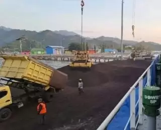 Cangkang Sawit Indonesia Berlayar Dari Parepare ke Jepang