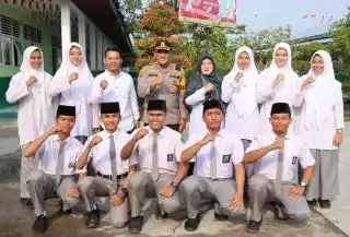 Ayo! Siswa 'Negeri Sagu' Jadi Pelopor Keselamatan Berlalulintas dan Jauhi Hal Negatif