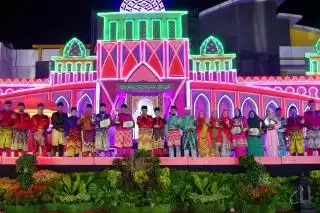 Kecamatan Mandau Raih Terbaik 1 Pawai Ta'aruf dan Stand Bazar