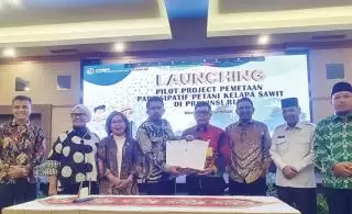 Kanwil BPN Riau Luncurkan Pilot Project Pemetaan Partisipasif Petani Kelapa Sawit