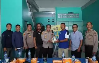 Polres Meranti Siap Sinergi Dukung Kemajuan Sepak Bola 'Negeri Sagu'