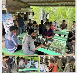 Personel Polres Meranti Tekankan Sejumlah Hal Penting ke BHL di 'Minggu Kasih'
