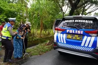 Satgas Kamseltibcarlantas Polres Bengkalis Sigap Keselamatan Masyarakat Saat OMB LK 2023-2024