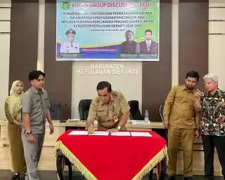 Pemkab Meranti Taja FGD Penyusunan RPJPD 2025-2045