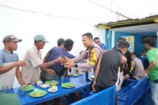 'Jumat Curhat', Polairud Polres Meranti Gelar Cooling System Jelang Pemilu 2024