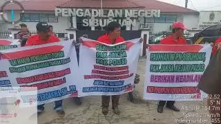 PBB Sumut Demo PN Sibuhuan Padang Lawas, Ini Kasusnya