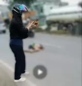 Laka Maut di Jalan Hang Tuah, Pejalan Kaki MD Pemotor Luka Berat