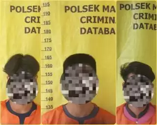 Para Pelaku Cabul Anak Bawah Umur di PKS Mangkrak Diborgol Polsek Mandau