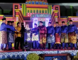 Sekcam Pinggir Buka MTQ Desa Muara Basung ke XV 2023, Akhyar: Ini Syiar Islam