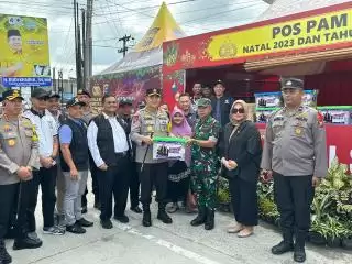 Begini Cara Kapolda Riau Beri Semangat ke Petugas Pospam Nataru