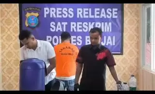 Anak Belawan Palsukan BBM Pertalite, Ini Barbutnya Disita Polres Binjai