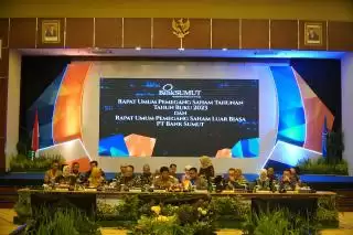 Bank Sumut Bagi Deviden Tunai Rp592 Miliar ke Pemegang Saham