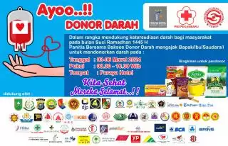PBBDD Gelar Donor Darah Selama 4 Hari, Dukung Ketersediaan Darah saat Ramadhan