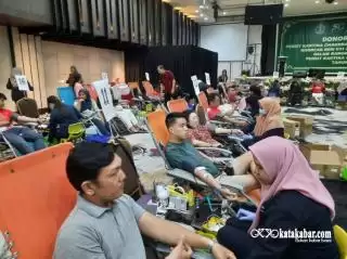 Hari Pertama Digelar, 735 Kantong Darah Dikumpulkan