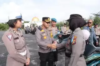 Operasi KLK 2024, Polres Meranti Gaktiblin Kelengkapan Kendaraan Personel