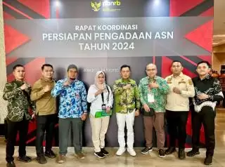 Rakor Persiapan Pengadaan ASN, H Asmar: Kepulauan Meranti Dapat Kuota 600 CASN