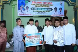 Safari Ramadhan Perdana, Wabup Rohul: Progam Pengaspalan Jalan Desa-Kecamatan 2025
