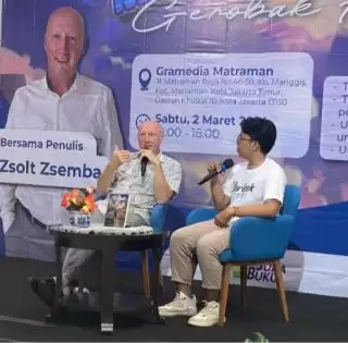 Lewat Novel Gerobak 777, Zsolt Zsemba Jelaskan Arti Persahabatan Sejati dan Jati Diri