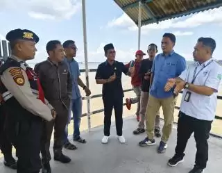 Ketua DPRD Kepulauan Meranti Sambangi Pelabuhan TH dan PLN RS, Ini Tujuannya