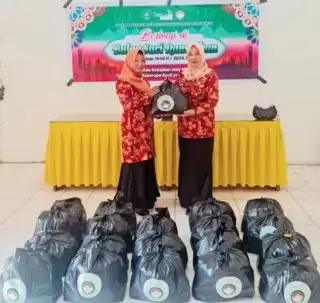 DWP Kabupaten Bengkalis Salurkan Paket Sembako Rata Hingga Kecamatan Rupat dan Rupat Utara