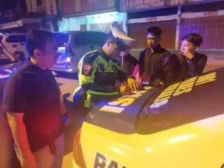 Giat KRYD, Timgab Polsek Mandau dan BKO Polres Bengkalis Amankan 8 Unit R2