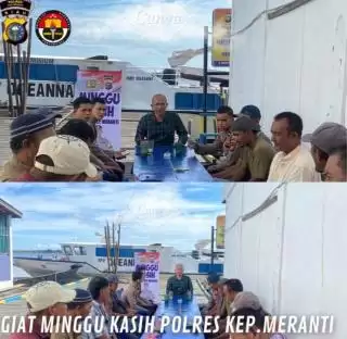 Narkoba dan Pergaulan Bebas Tema Minggu Kasih Polres Kepulauan Meranti dengan Masyarakat