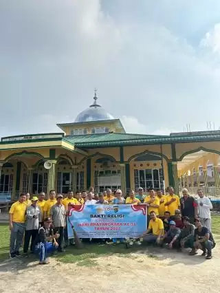 HUT Bhayangkara ke 78 2024, Polsek Mandau dan BKO Polres Bengkalis Giat 'Bakti Religi'