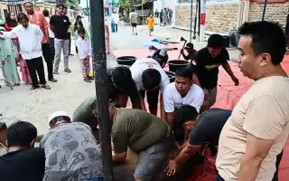 Bg Zul Kurban 15 Ekor Lembu Untuk Dibagikan ke Masyarakat