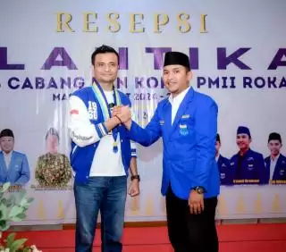 Resmi, PC PMII dan KOPRI Rohul Dilantik