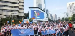 Rayakan HUT ke 32, BRI-MI Gelar Fun Walk dan Peluncuran Website Baru