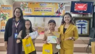 Keseruan Workshop Public Speaking Bersama Priska Sahanaya dan AGATIS di SD Kalam Kudus 2