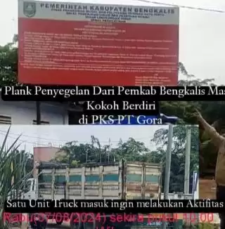 Plank Stop Beroperasi Masih Berdiri, Lo Kok, PKS Gora Sudah Beroperasi
