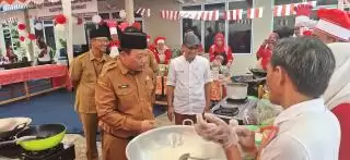 Rayakan HUT RI ke 79, DKPP Kepulauan Meranti Lomba Masak Dari Bahan Sagu