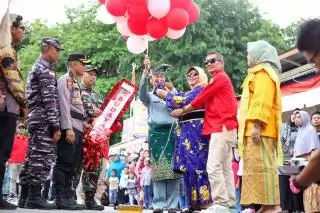 Wow! Sepuluh Ribu Pelajar di Meranti Ramaikan Pawai Akbar Budaya Pendidikan