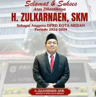 Kisah Inspiratif Zulkarnaen, Beranjak Dari Nol  Dan Kini Menjadi Anggota DPRD Kota Medan Periode 2024-2029