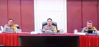 Anev Pilkada 2024 via Zoom, AKBP Kurnia S: Pesan Kapolda Jajaran Polri Netral