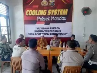 Cooling System, Polsek Mandau Ciptakan Kamtibmas Tiap Tahapan Pilkada 2024