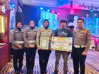 Mantap! Kasatlantas Polres Bengkalis Raih Penghargaan Kasat Terbaik 1 se Polda Riau