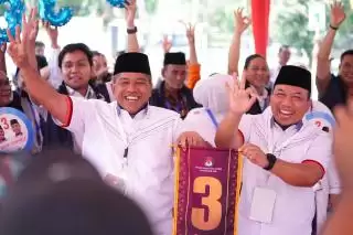 Relawan Alfedri-Husni Diisi Sejumlah Tokoh, Mantan Ketua DPRD Siak hingga Tim 'Gemoy' Prabowo