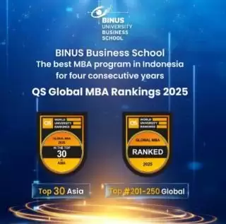 Binus Business School Pertahankan Peringkat Terbaik Nasional Versi QS Global MBA Rankings 2025