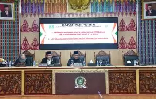 Pimpinan DPRD dan Bupati Bengkalis Tandatangani Nota Kesepakatan bersama KUA-PPAS TA 2025