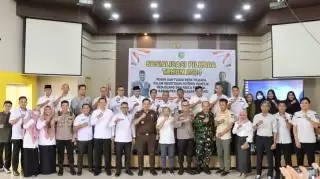 Rakor Tim Desk Kepulauan Meranti Wujudkan Pilkada 2024 Tertib dan Kondusif di Gedung Kuning
