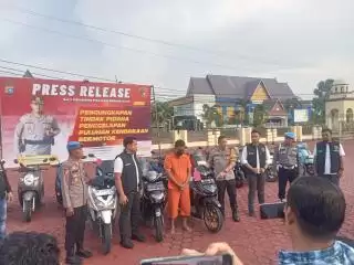 Spesialis Curanmor, Warga Senggoro Sukses Gasak 22 Unit Motor Berbagai Merk