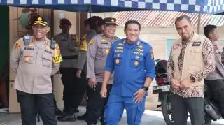 Kapolres Kepulauan Meranti Bersama Pamatwil Pimpin Pendistribusian Logistik