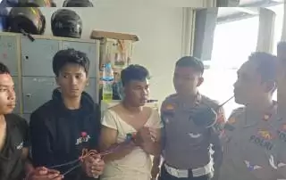 Aksi Pahlawan Kasatlantas Polrestabes Medan Tangkap Pencuri Sepeda Motor di Jalan Raya