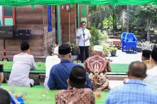 Syukuran dan Doa Bersama di Desa Mengkirau, H Asmar: Lupakan Perbedaan Pilkada Sudah Selesai